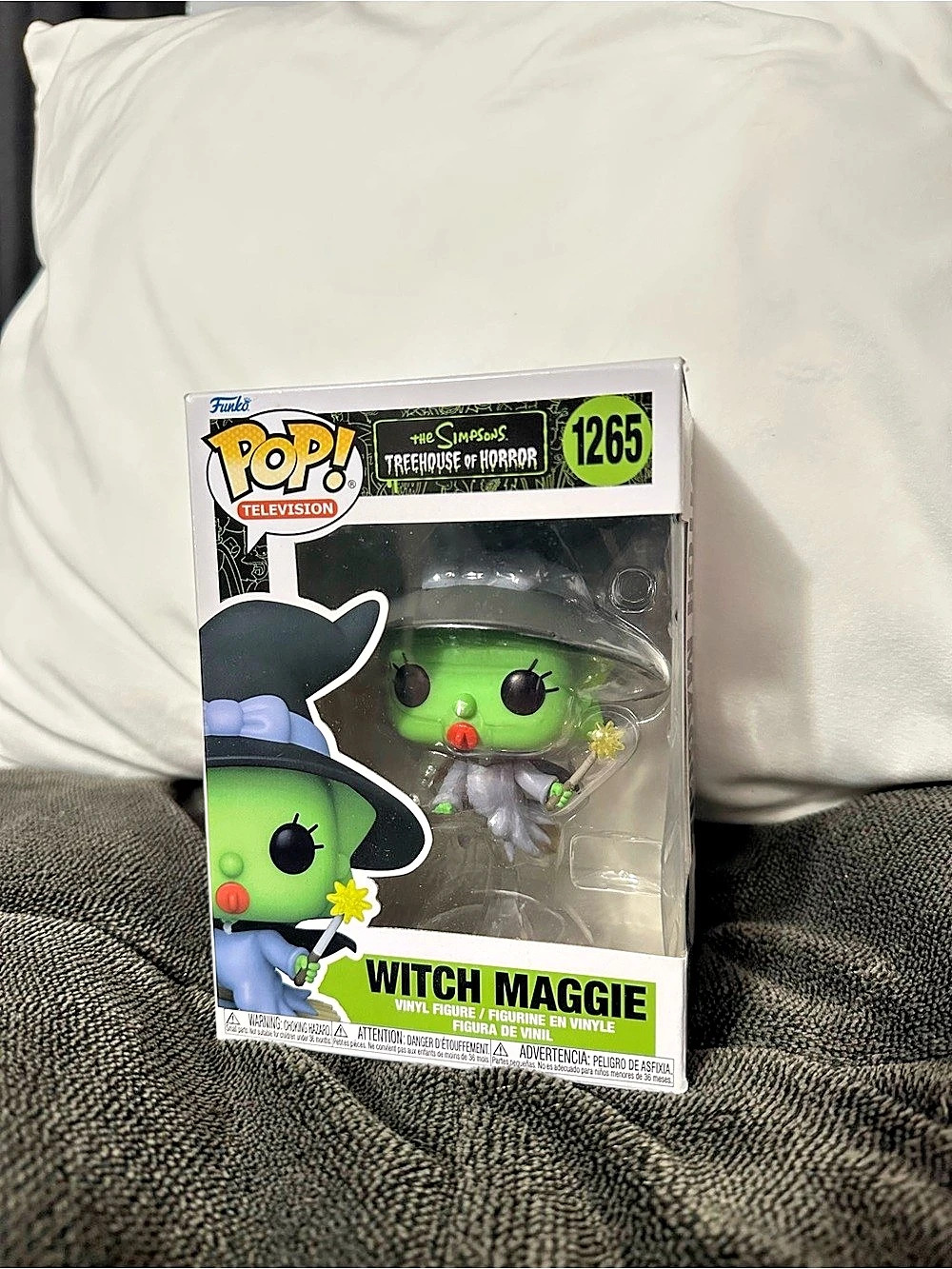 New In Box Funko Simpsons Treehouse Of Horror Witch Maggie Pop! Figure #1265